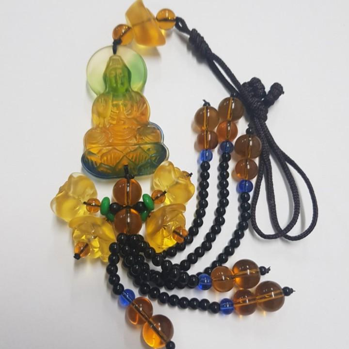 Sản phẩm Khánh Ngọc Quan Thế Âm Bồ Tát Phong Thủy Treo Trên Xe Hơi, ô Tô PT-01