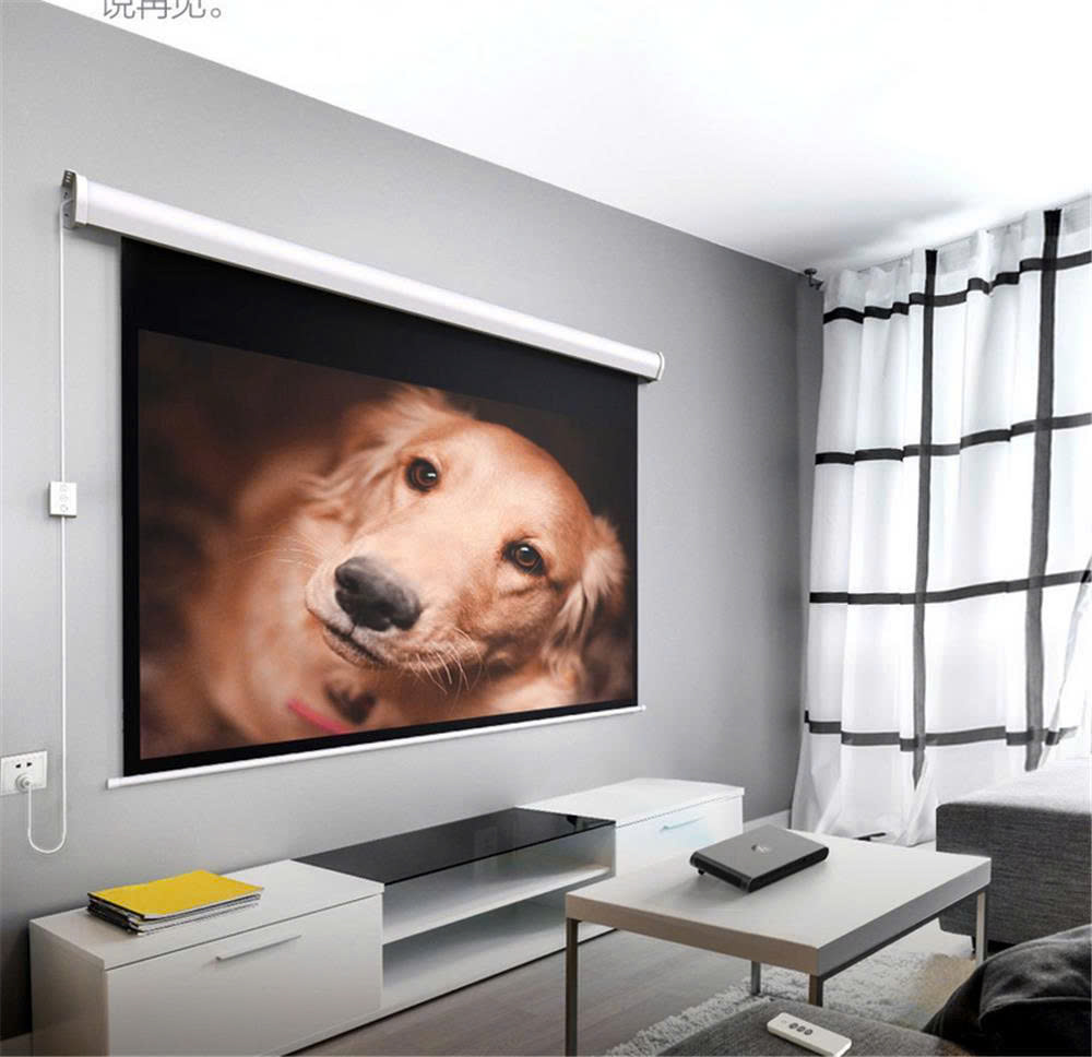 Màn chiếu điện tỉ lệ 16:9 Apollo chính hãng, kích thước 92inch 100 inch, 120 inch và 130 inch - Hàng nhập khẩu