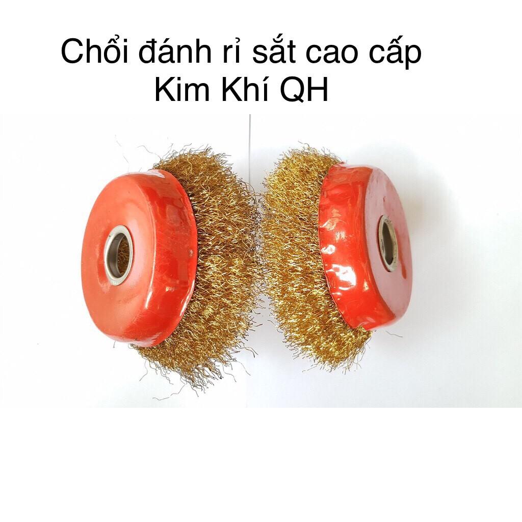 ombo 2 chổi đánh rỉ sắt cao cấp cho máy mài cắt cầm tay