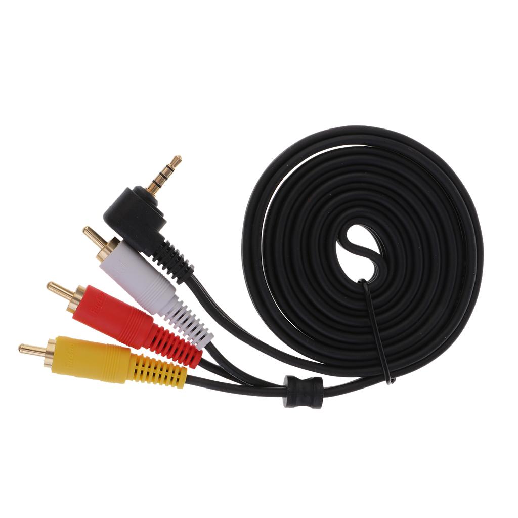 3.5mm Male To 3-RCA Male Adapter Audio Stereo Extension Cable