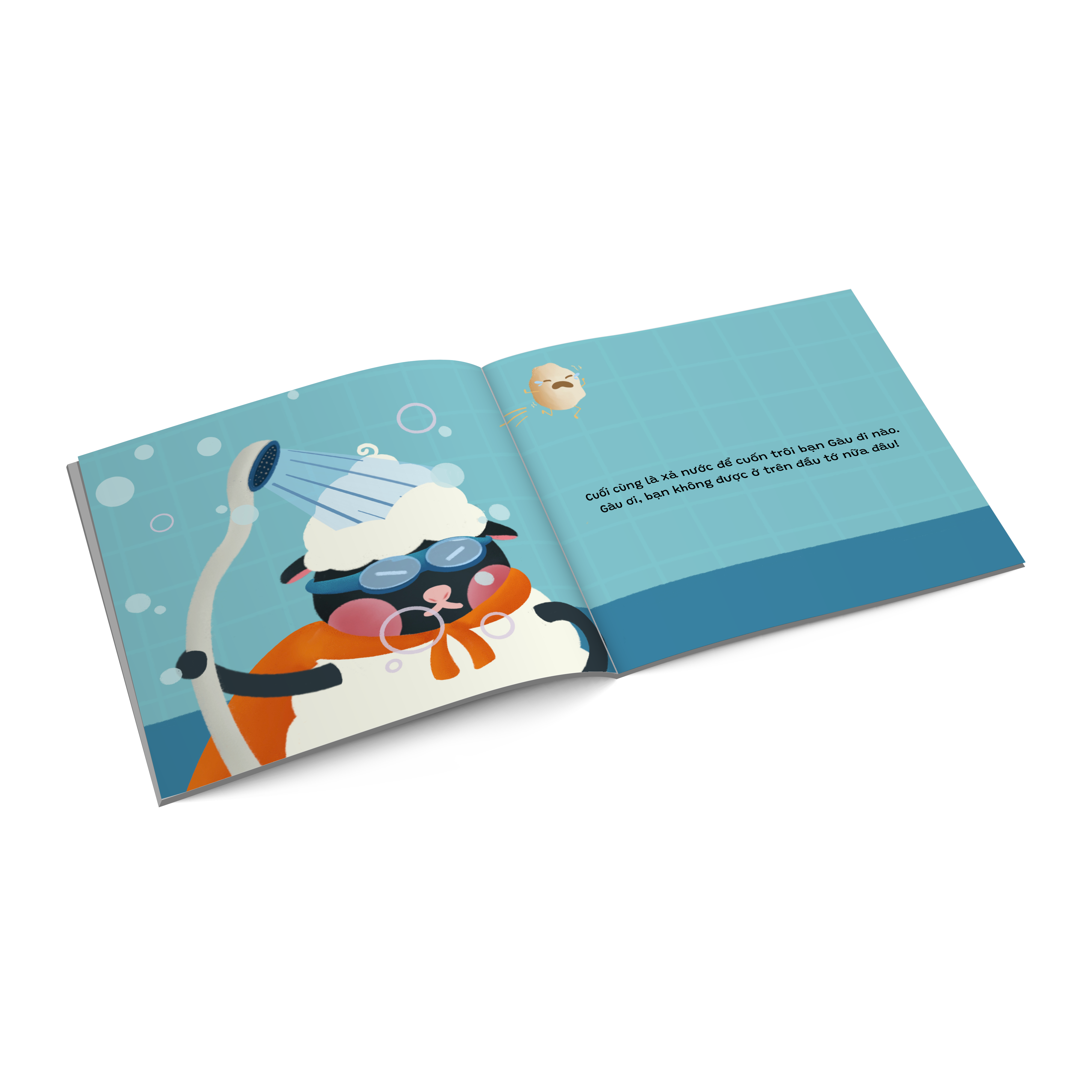 Sách Ehon Kỹ Năng Sống Để Con Yêu Tự Lập - Cùng Gội Đầu Nào