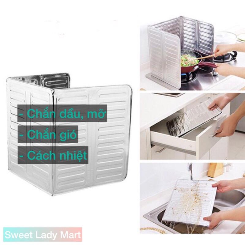 Tấm Nhôm Chắn Dầu Mỡ, Chắn Gió, Chịu Nhiệt Size 32.5cm x 84cm