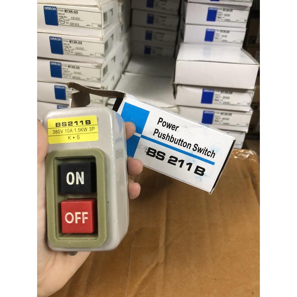Công Tắc Nút Nhấn 3 Pha On Off, công tắc nút nhấn nguồn, hộp điều khiển 2 nút on off