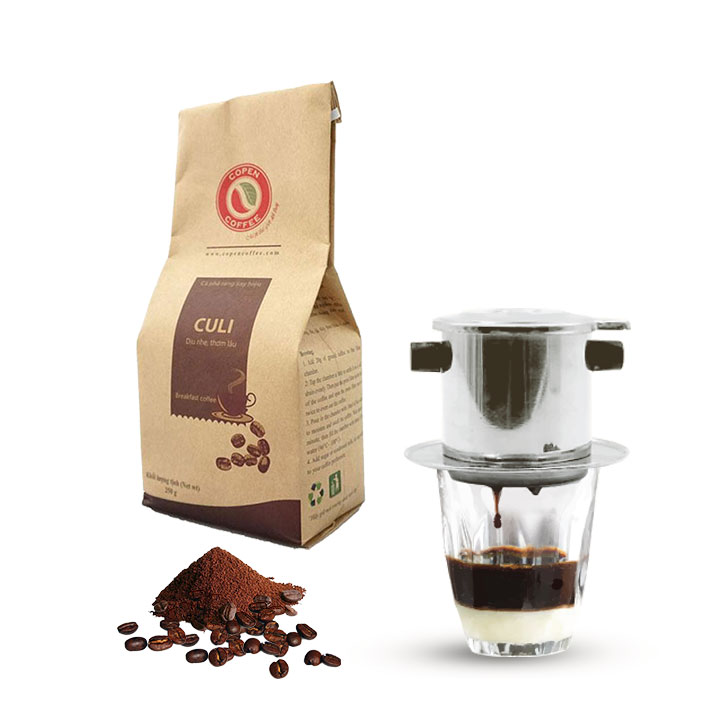 Cà phê rang xay Copen coffee Culi 250g