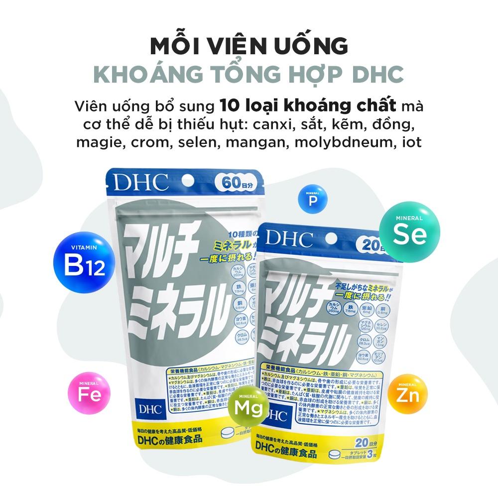 Viên Uống Khoáng Tổng Hợp DHC Multi Minerals