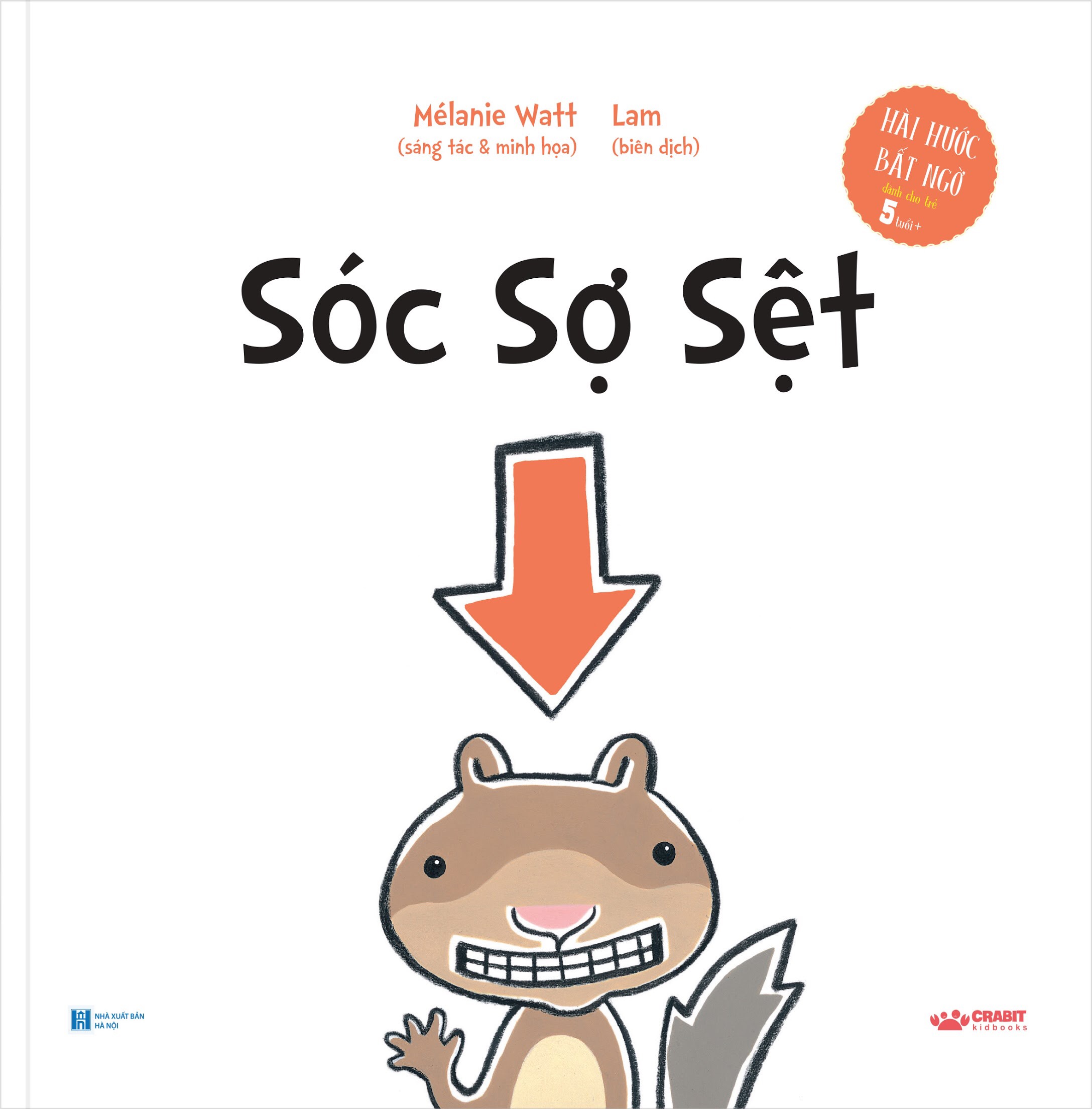 Sách - Bộ 4 cuốn Sóc Sợ Sệt - Hài hước bất ngờ dành cho trẻ từ 5 tuổi - Crabit Kidbooks