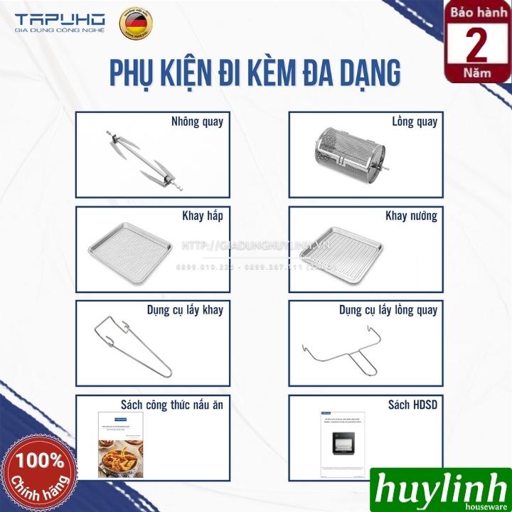 (Hàng chính hãng) Nồi chiên hơi nước cao cấp TAPUHO TSF16 - Thương hiệu Đức - 2.800w - 16 lít - BH 2 năm