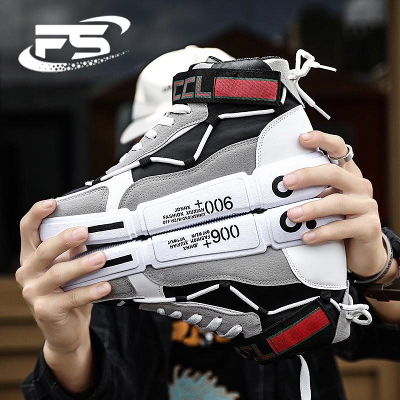 Giày Sneaker Cổ Cao Thời Trang Cho Nam