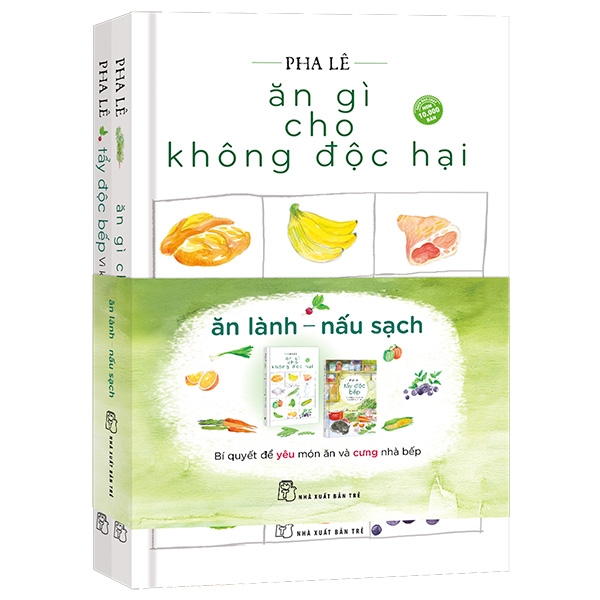 Bộ Sách Ăn Lành – Nấu Sạch (Bộ 2 Cuốn)