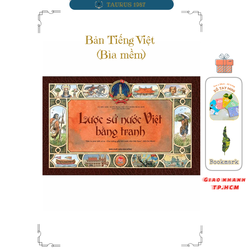 Lược Sử Nước Việt Bằng Tranh (Bìa mềm - Bản Tiếng Việt)