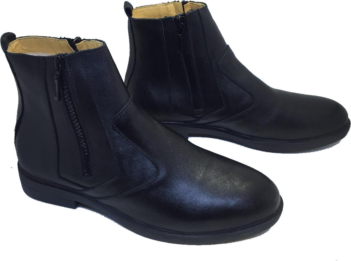 Giày Chelsea Boot da bò nguyên tấm khóa 2H - 55