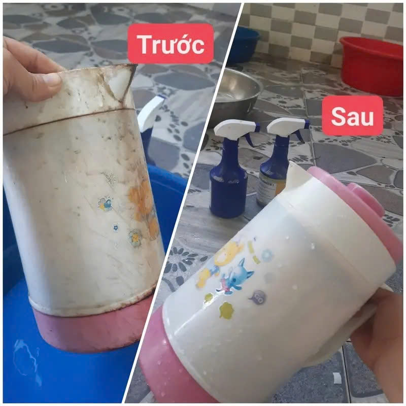 Cặp 2 Chai Tẩy Đa Năng KingKong, Tẩy Ố Mốc Ố Vàng, Làm Sạch Dầu Mỡ, Xoong Nồi, Đồ Nhựa, Toilet Hiệu Quả