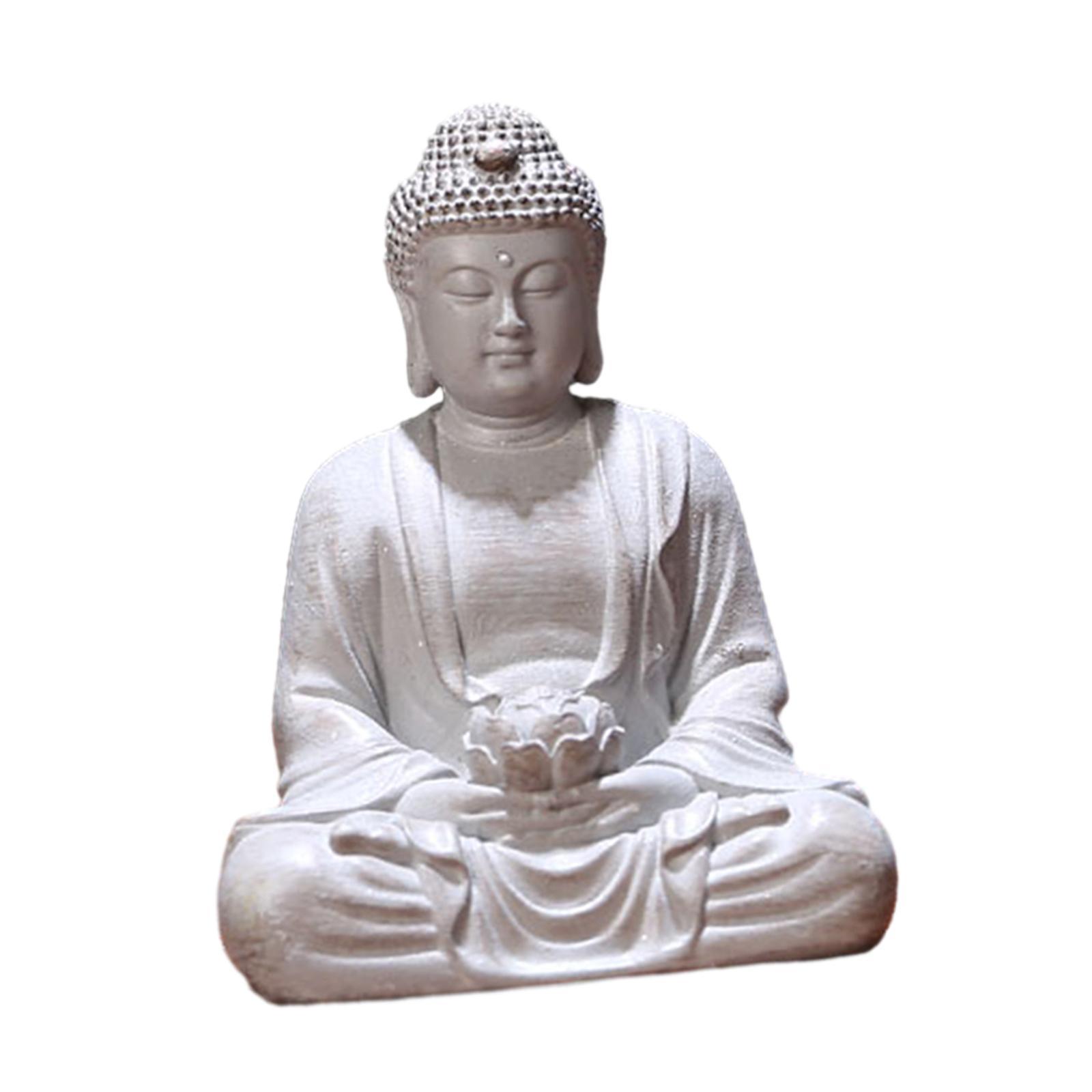 Buddha Statue Decorative Figure Chinese Portable Desktop Tabletop Decoration