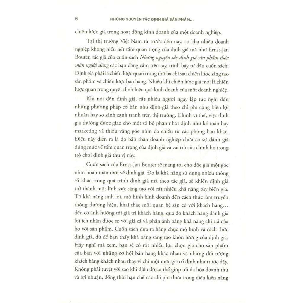 Những Nguyên Tắc Định Giá Sản Phẩm Thỏa Mãn Người Dùng - Bản Quyền