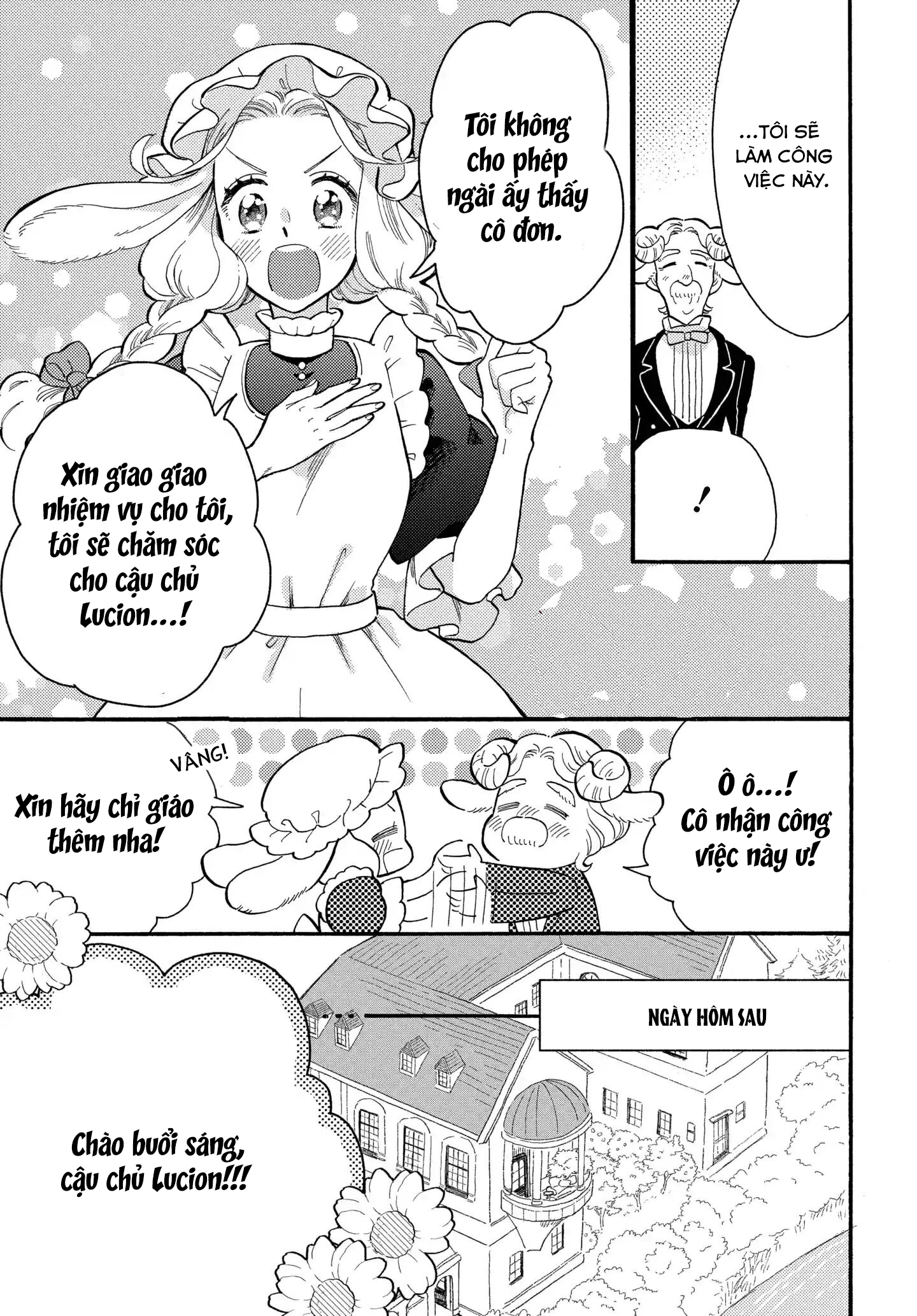 ngài sói và hầu gái thỏ chapter 1.1 18