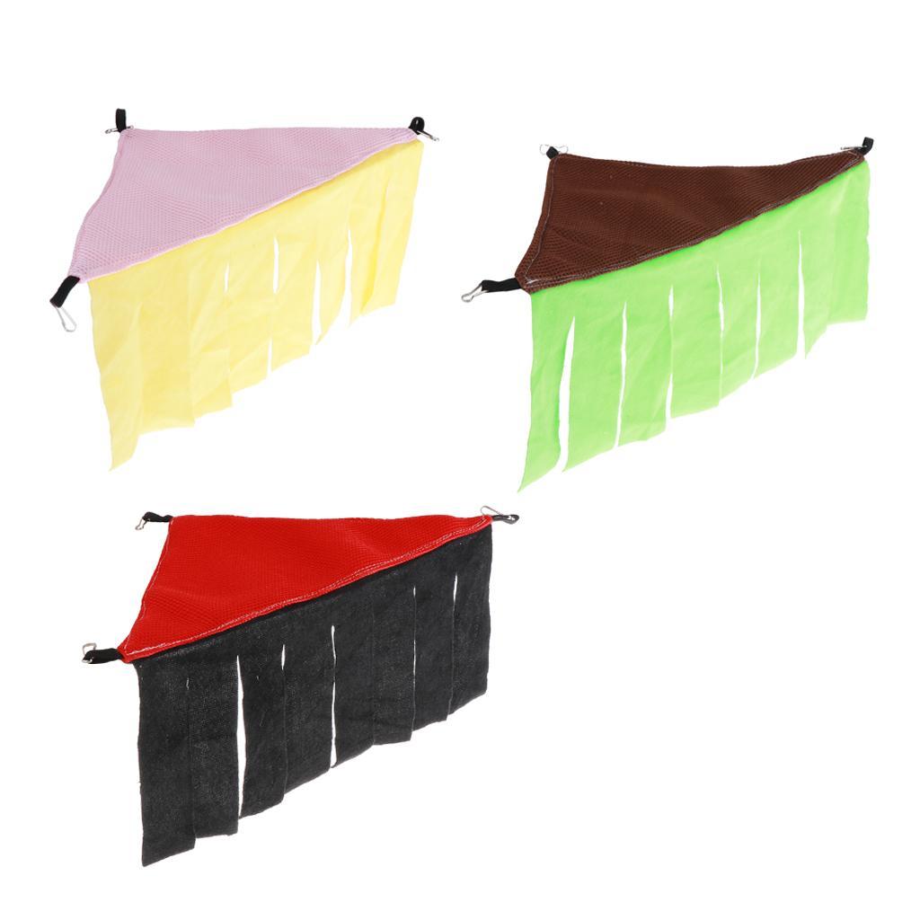 Hamster Squirrel Hammock Small Animal Play Hamster Bed Nest Pink