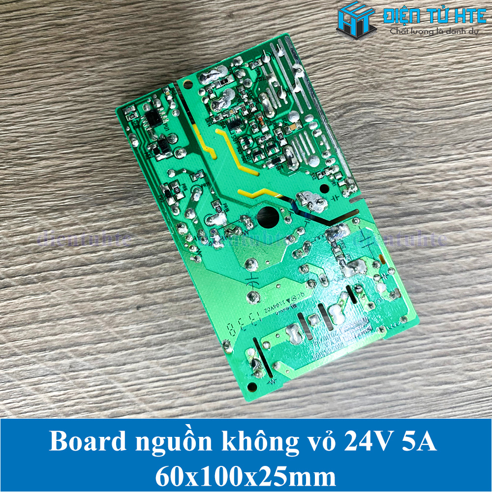 Board nguồn không vỏ 24V 4A 60x100x25mm New