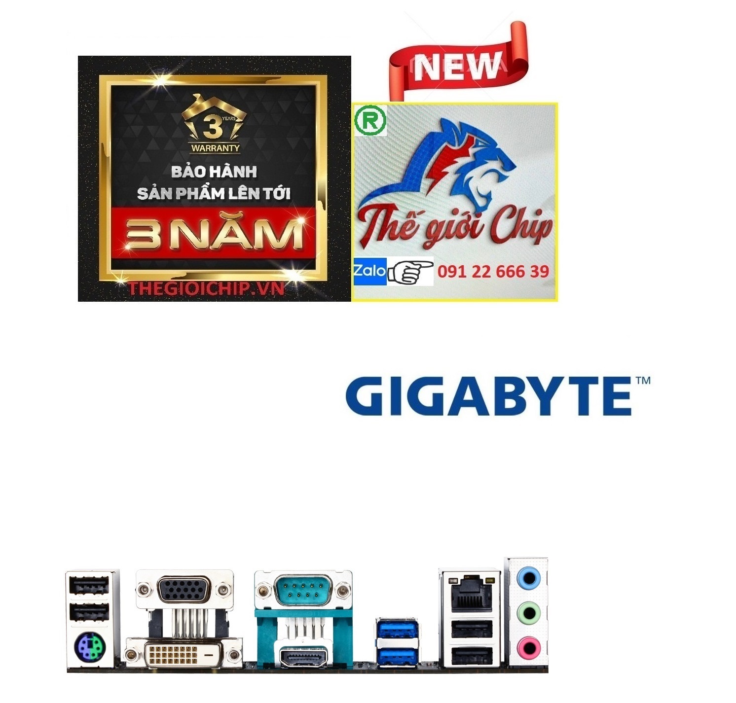 Bo Mạch Chủ (Mainboard) Gigabyte H110M-D3H (HÀNG CHÍNH HÃNG)