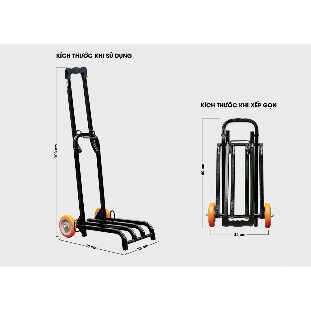 XE ĐẨY XẾP GỌN TS/TP SẮT SƠN TỈNH ĐIỆN TRỌNG TẢI 70KG. - HÀNG LOẠI 1