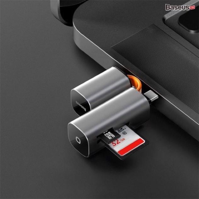 Đầu đọc thẻ nhớ đa năng cổng giao tiếp USB/ Type C Baseus - Hàng Chính hãng