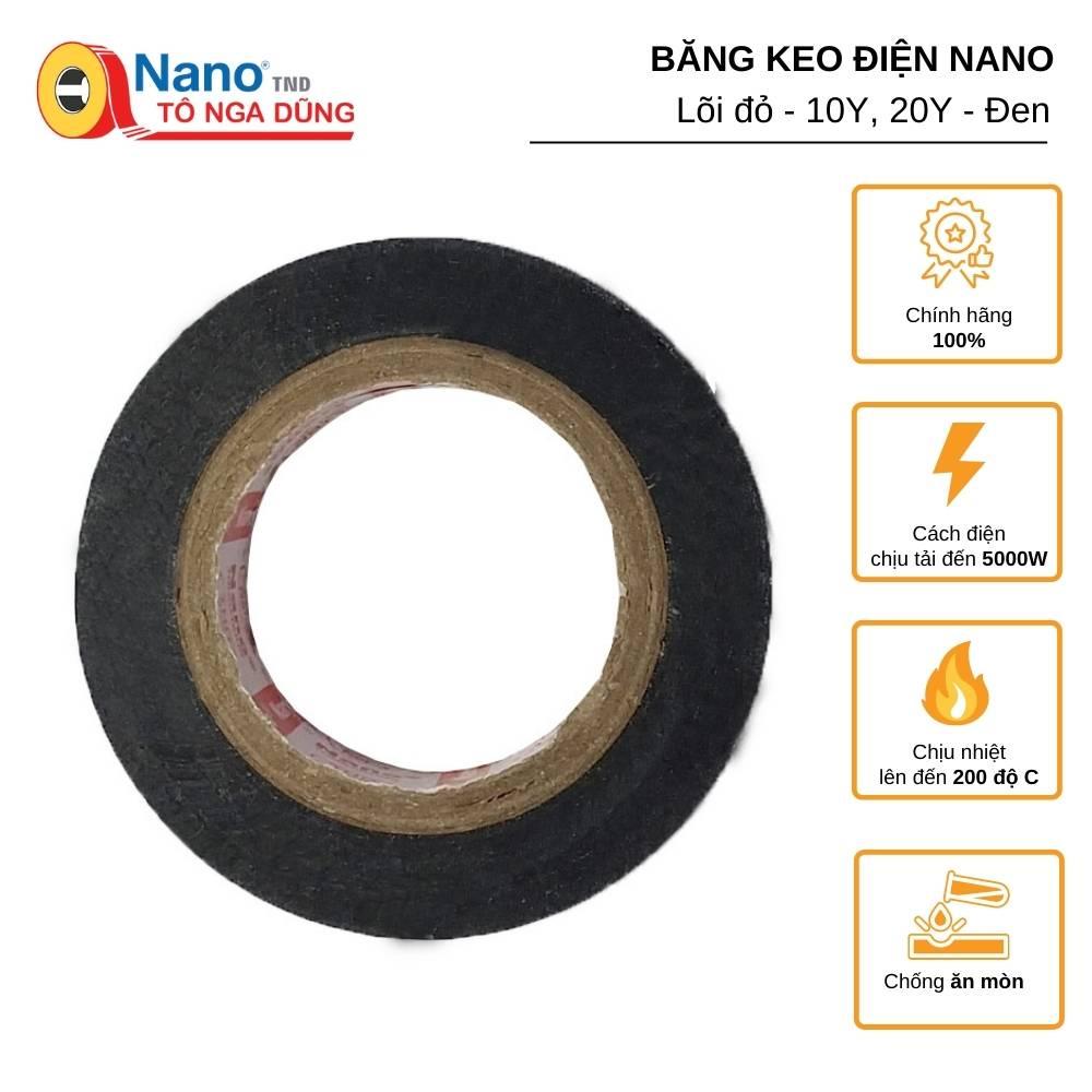 Băng Keo Điện Nano TÔ NGA DŨNG Lõi đỏ