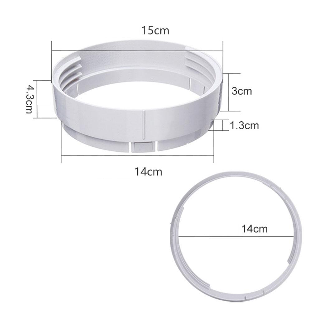 5pcs/set Universal Window Seal Kit Air Conditioner Exhaust Hose 5.9in Dia.