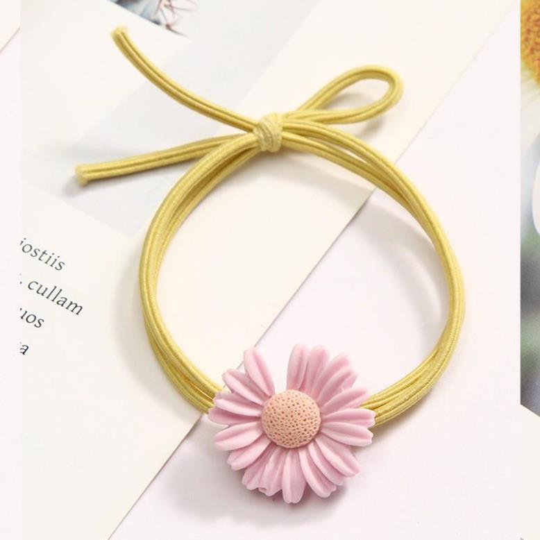 Cột tóc hoa xinh - Dây cột tóc hàn quốc, buộc tóc bé gái co giãn, phụ kiện tóc nữ đẹp C19