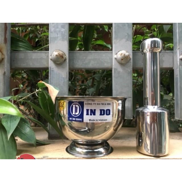 Cối chày inox đủ số nhỏ - lớn- hàng Việt Nam an toàn dày dặn