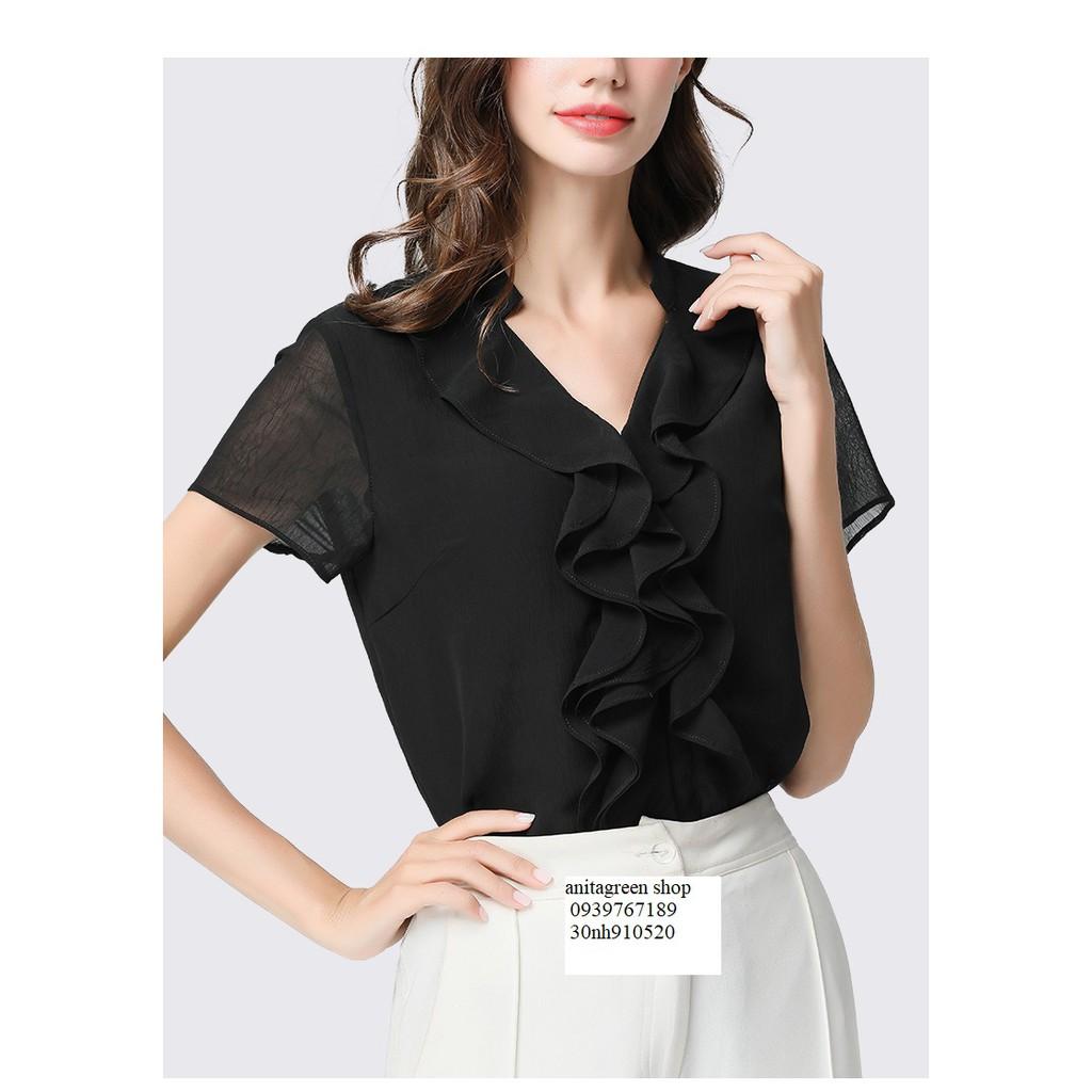 Nh910520-ÁO KIỂU NỮ BÈO TAY NGẮN