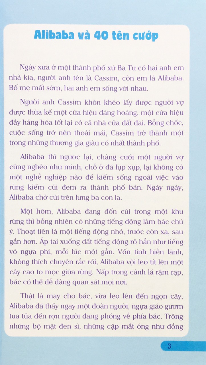 NDB - Truyện cổ tích thế giới hay nhất Alibaba và 40 tên cướp