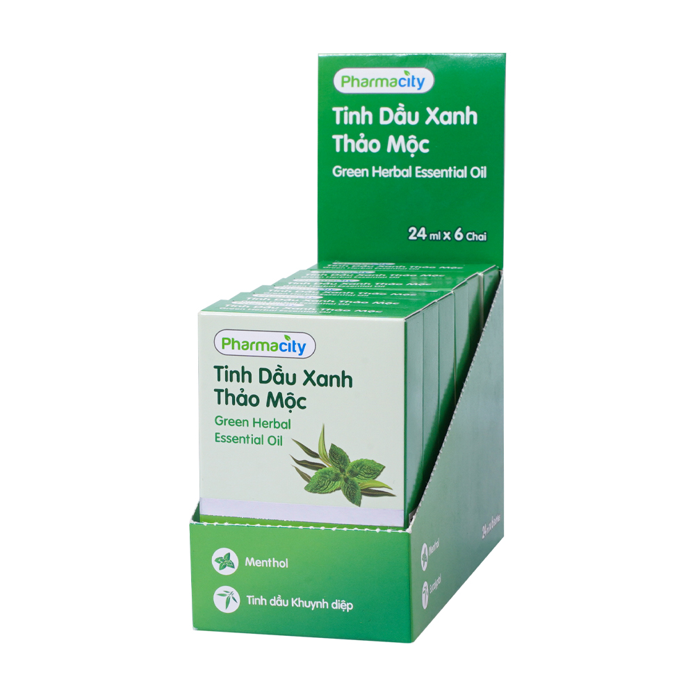 Tinh dầu xanh thảo mộc Pharmacity (Chai 24ml)