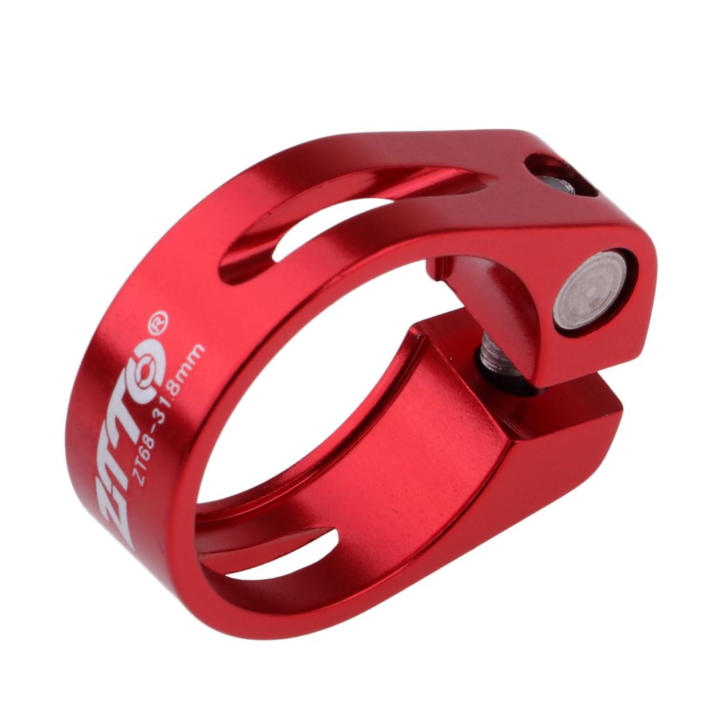 Ultralight Bike Seatpost Clamp Seat Post Lock Fastened Clamps Aluminium Alloy MTB Mountain Road Bike Parts 34.9mm 31.8mm