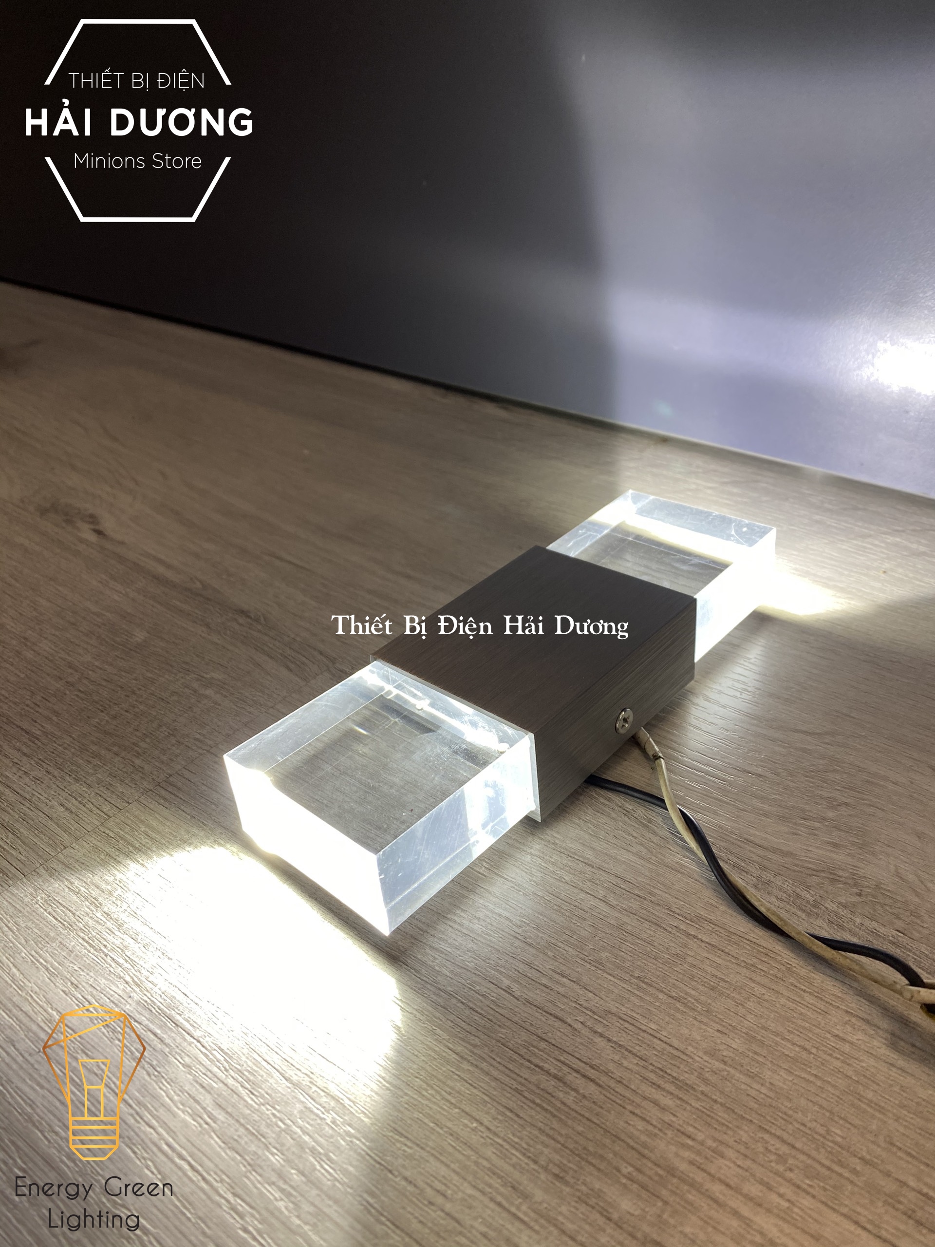 Đèn Tường Phong Cách Bắc Âu Led 2 Đầu Chiếu Sáng DT-180 - Led Siêu Sáng - Ánh Sáng Trắng / Vàng