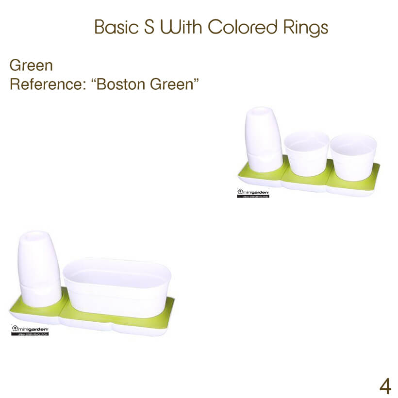 Vòng Phụ Kiện 5 Màu Color Ring Thay Thế Vòng Chậu Kit Trồng Cây Tự Dưỡng nhập khẩu Bồ Đào Nha Basic S và Basic UNO