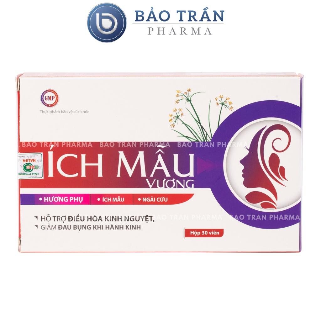 Viên uống cao Ích Mẫu Vương Hương Phụ Hải Linh hỗ trợ điều hòa kinh nguyệt, giảm đau bụng kinh (H/30 viên)