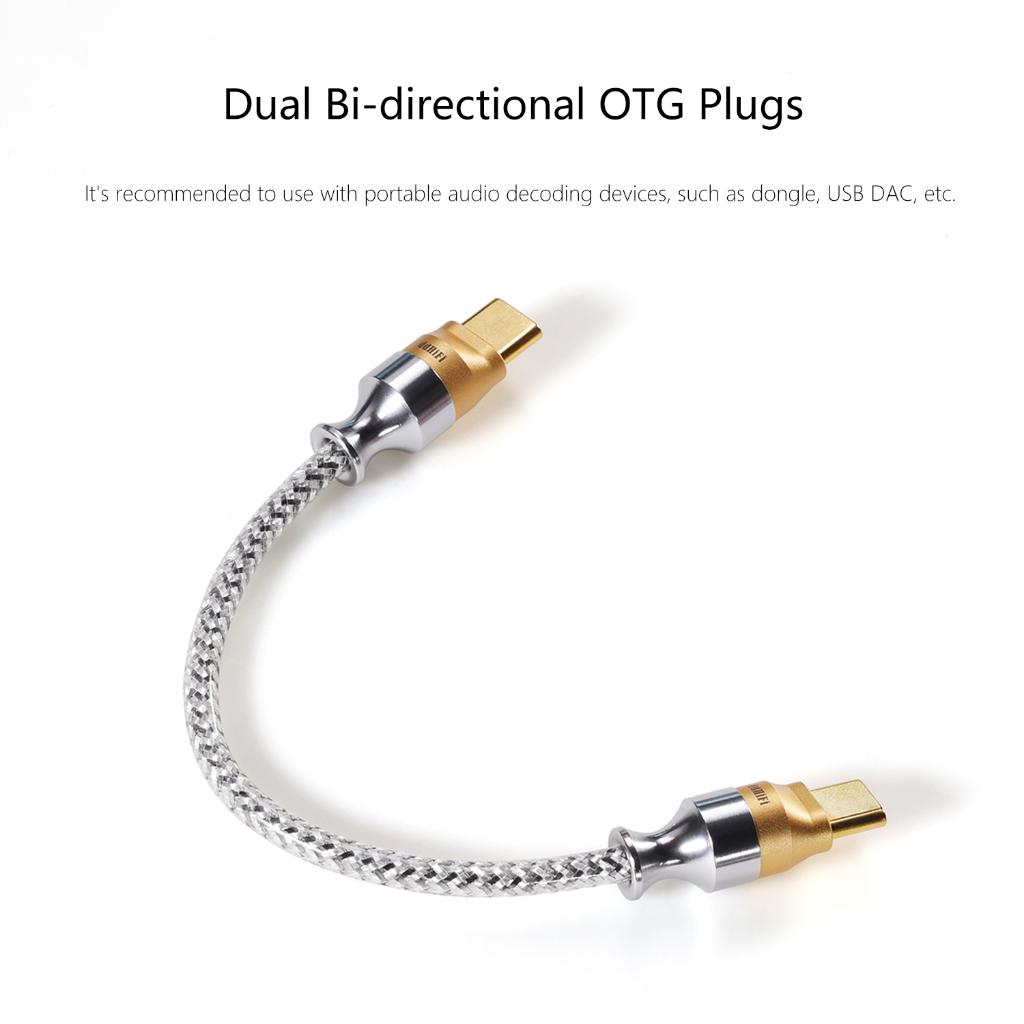 Dây OTG USB-C to USB-C ddHiFi TC07S Chính Hãng - Hàng Chính Hãng