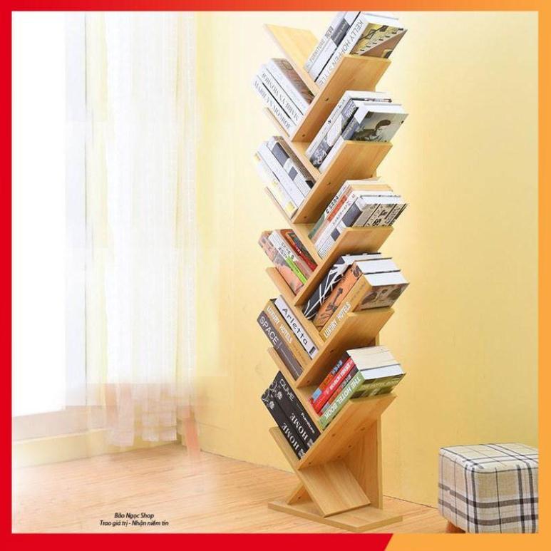 Kệ sách hình cây 9 tầng 3 màu