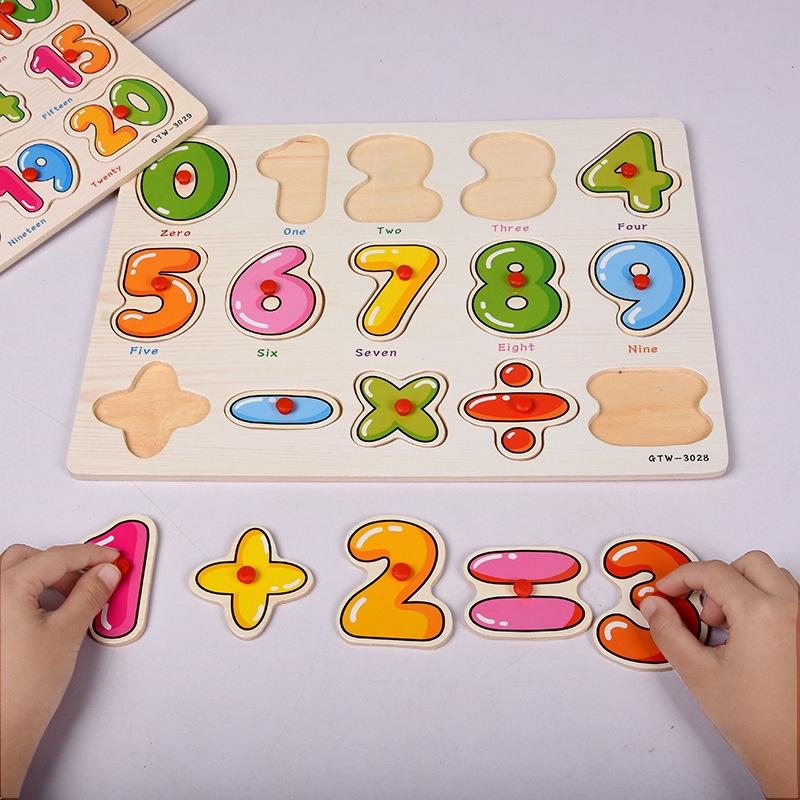 ( LOẠI 1) Đồ chơi bảng ghép hình núm gỗ nhiều chủ đề, bảng ghép hình động vật, trái cây, chữ số, đồ chơi thông minh