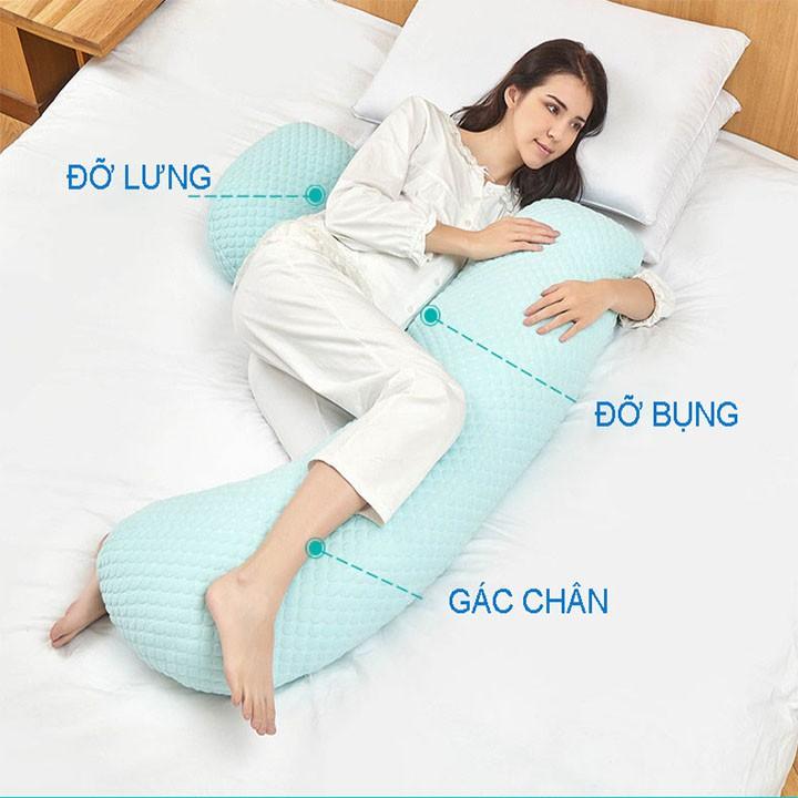 Gối đỡ lưng gác chân chữ Y cho bà bầu