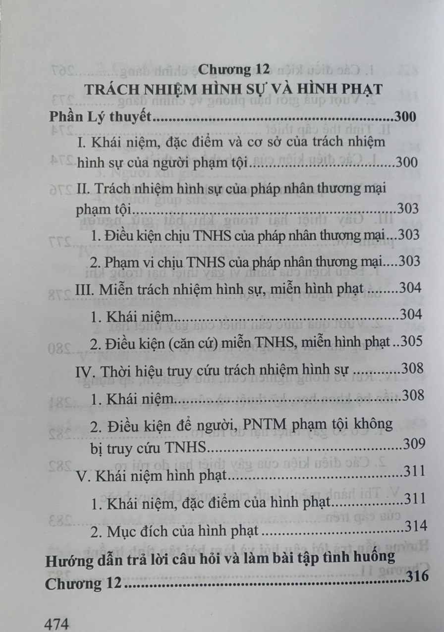 Hướng dẫn môn học Luật hình sự - Tập 1 (phần chung)