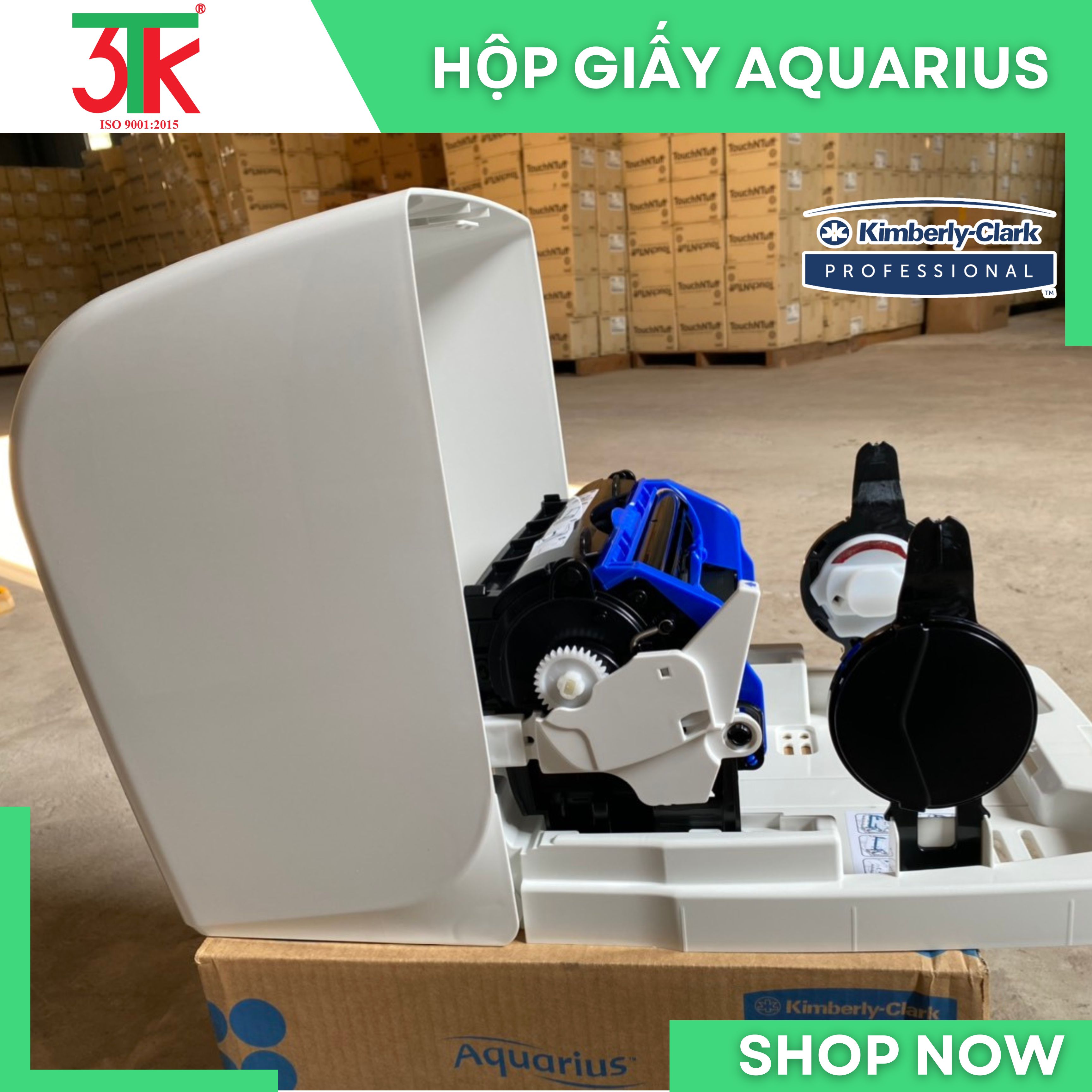 Hộp đựng giấy lau tay AQUARIUS Mã 7375