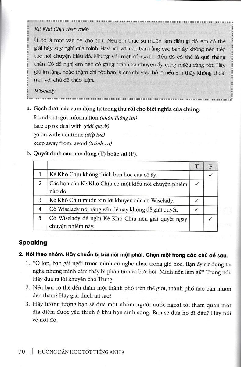 Hướng Dẫn Học Tốt Tiếng Anh 9