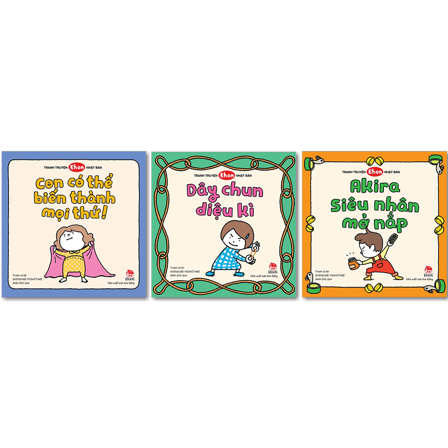 Boxset Tranh Truyện Ehon Nhật Bản_Con Có Thể Biến Thành Mọi Thứ!