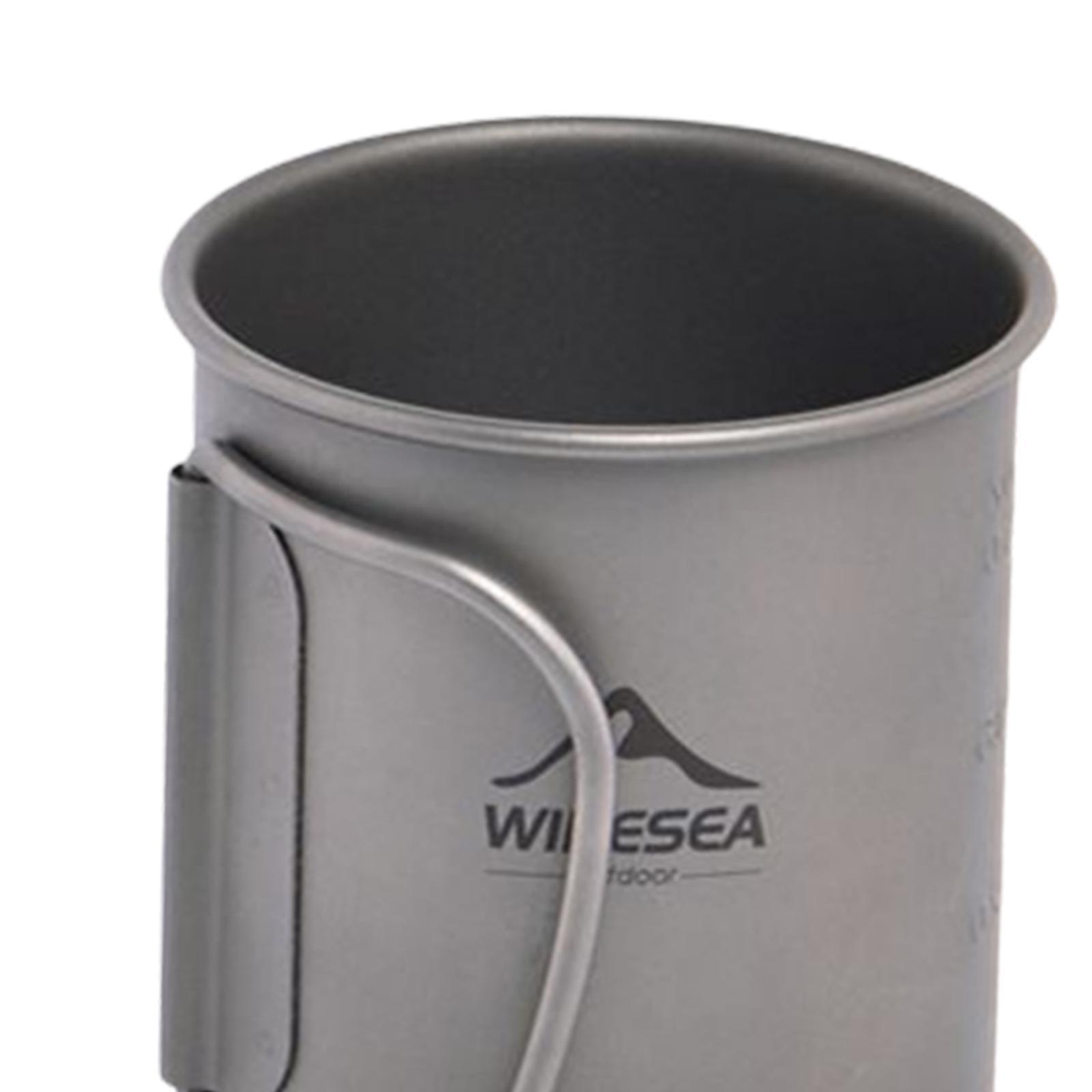 Titanium Cup Camping Mug Coffee Mug Water Bottle Cup