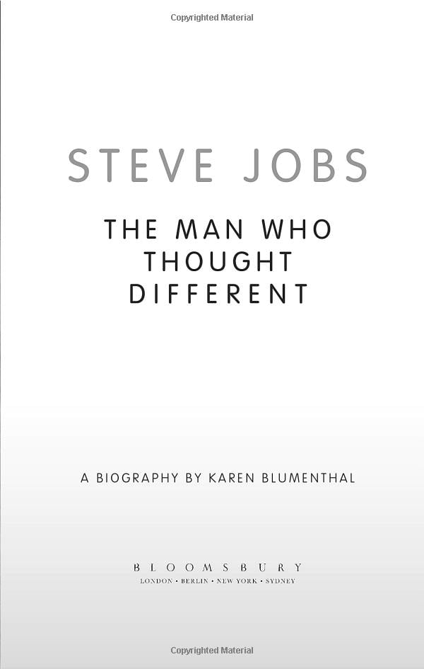 Steve Jobs The Man Who Thought Different