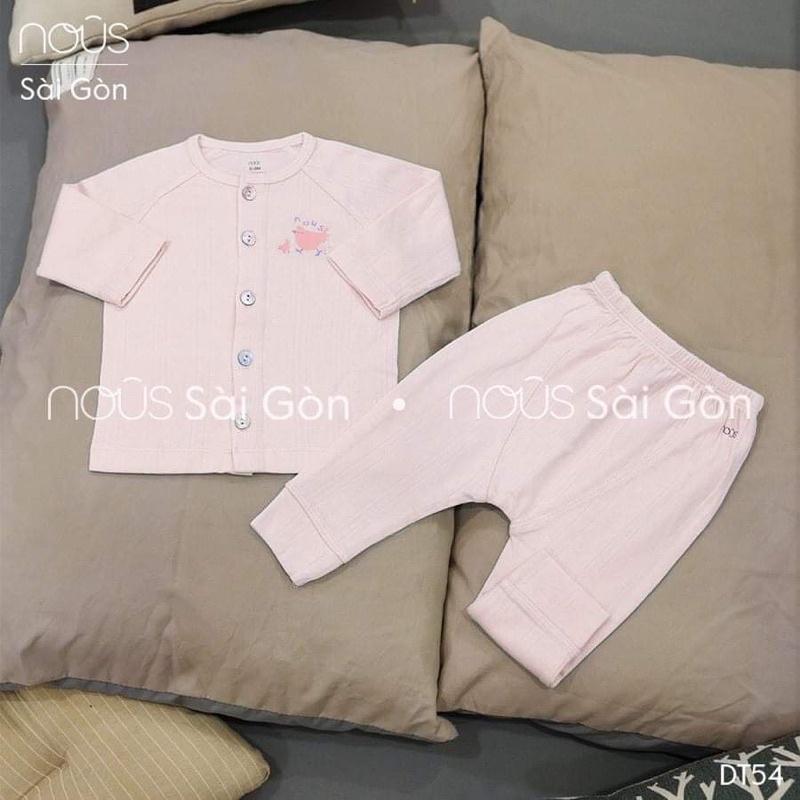 Bộ dài tay vải thông hơi từ 0-24 m