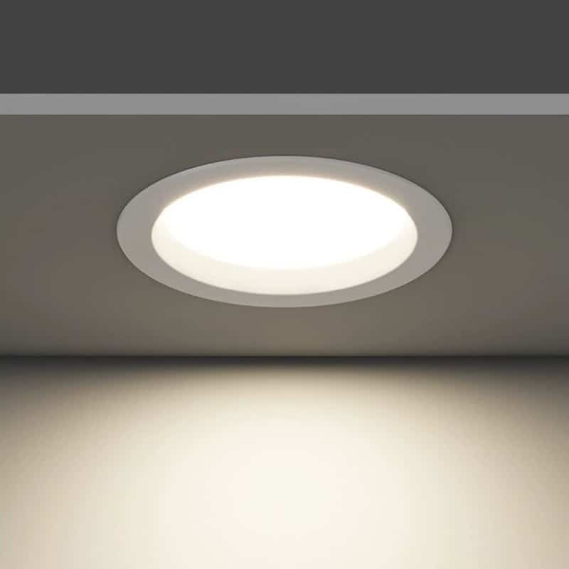 Đèn LED âm trần thạch cao sảnh showroom CRI 12W 6000K