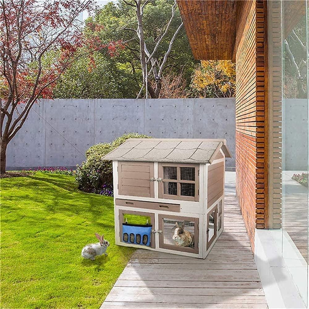 Túi treo Túi đựng cỏ khô Túi chất lượng cao Túi lưu trữ vật nuôi cần thiết Túi đựng cỏ khô lớn cho chuột lang, thỏ- 2 lỗ