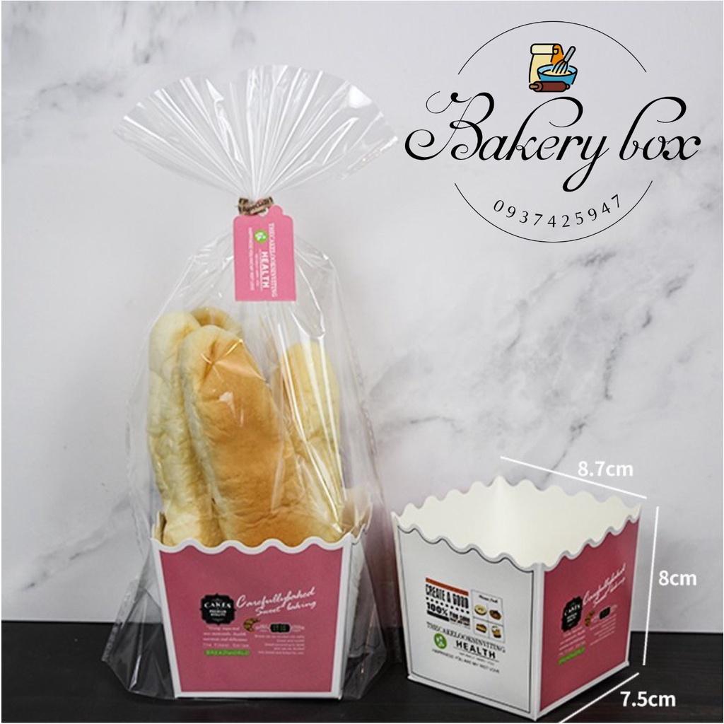 100 Túi Đế Giấy Đựng Bánh Quy - Cookie Kèm Kẽm Buộc