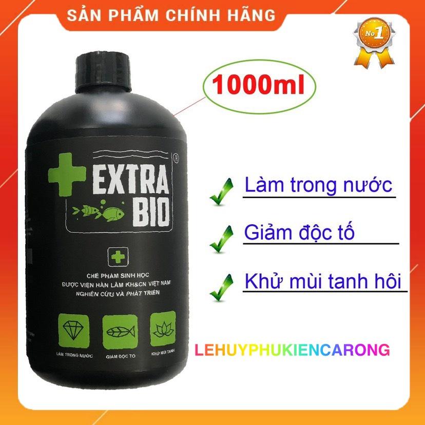Vi Sinh Extra Bio 1000ml, Vi Vinh Bể Cá, Hồ Cá Giúp Làm Trong Nước, Khử Mùi Tanh Hôi, Giảm Độc Tố, Ngăn Ngừa Rêu Hại